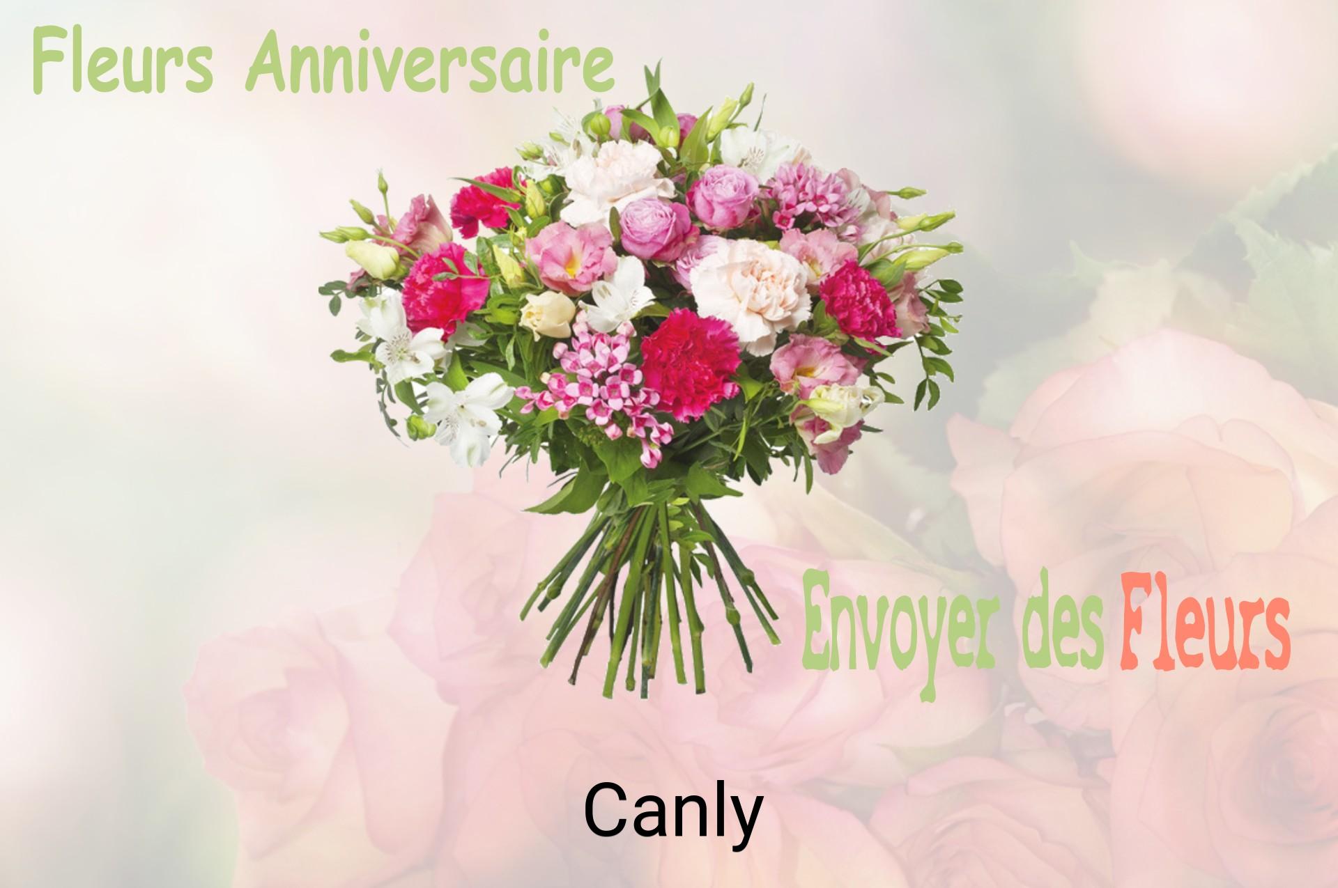 Bouquet de fleurs d’anniversaire livré à Canly